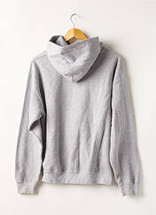 Sweat-shirt à capuche gris GILDAN pour femme seconde vue