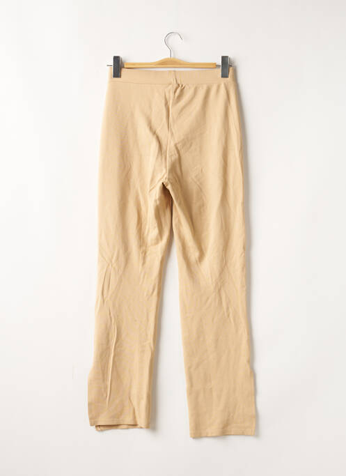 Pantalon droit stretch taille haute beige ROMY X NA-KD femme