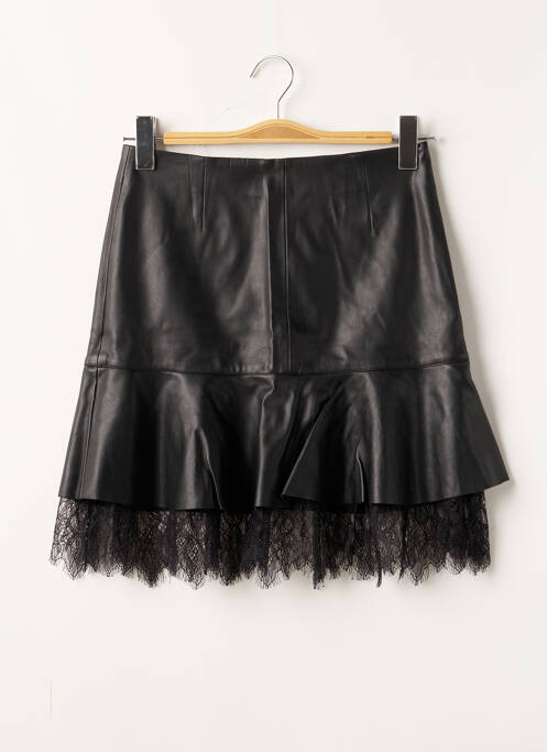 Jupe courte taille haute noir ZARA femme