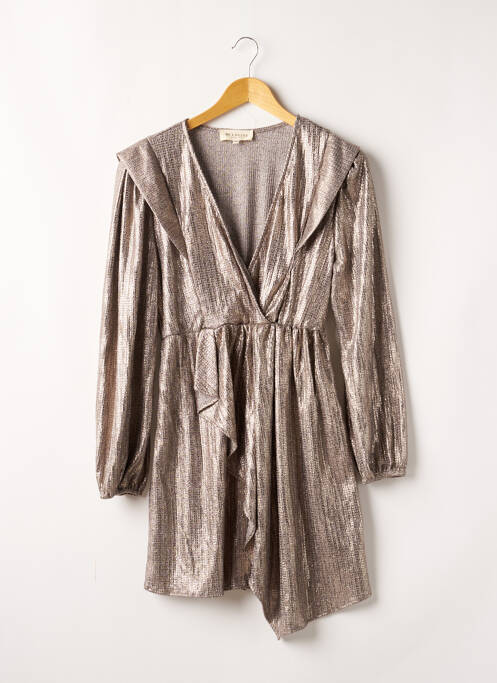 Robe courte gris BY LOUISE pour femme