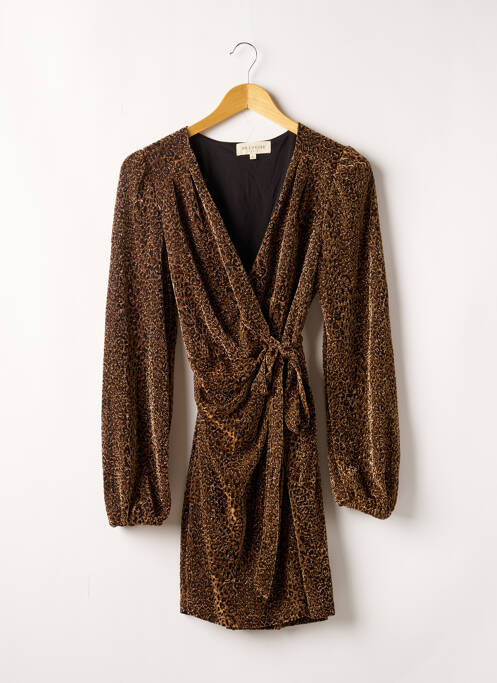 Robe courte marron BY LOUISE pour femme