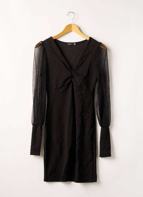 Robe mi-longue noir BOOHOO pour femme