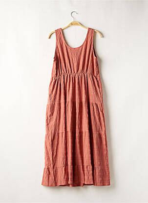 Robe mi-longue coupe fluide sans manche rose SANS MARQUE femme