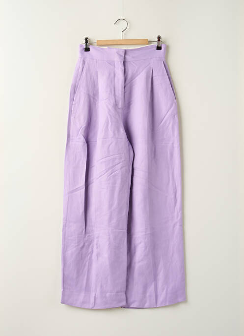 Pantalon large violet SANDRO pour femme