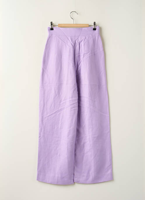 Pantalon large violet SANDRO pour femme