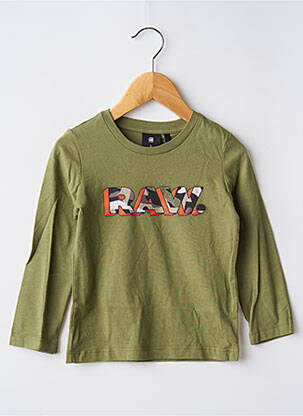 T-shirt manches longues manches longues vert G STAR garçon