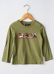 T-shirt manches longues manches longues vert G STAR garcon
