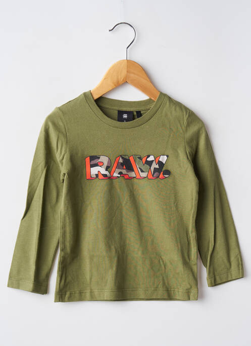 T-shirt manches longues manches longues vert G STAR garcon