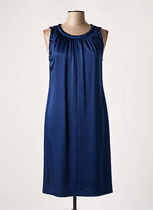 Robe mi-longue sans manche sans manche bleu HUGO BOSS femme