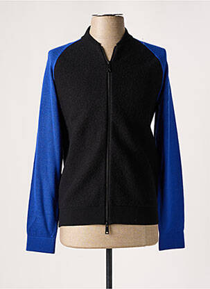 Veste casual resserrée sur le bas bleu ARMANI homme