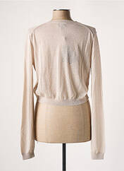 Gilet manches longues beige ARMANI pour femme seconde vue