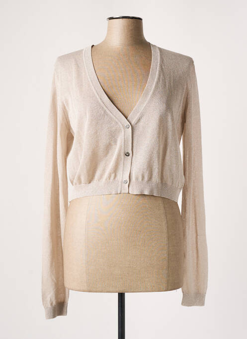 Gilet manches longues beige ARMANI pour femme