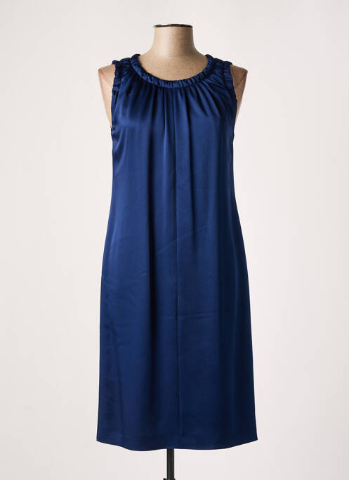 Robe mi-longue bleu HUGO BOSS pour femme