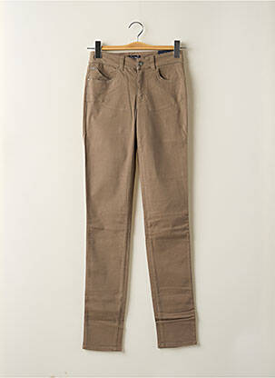 Pantalon slim marron ARMANI femme