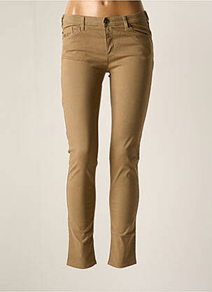 Pantalon slim marron EMPORIO ARMANI femme