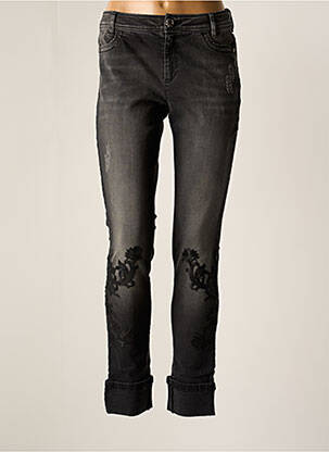 Jeans coupe slim gris MARC CAIN femme