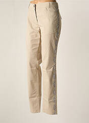 Pantalon slim beige MARC CAIN pour femme seconde vue