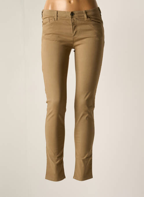 Pantalon slim marron EMPORIO ARMANI femme