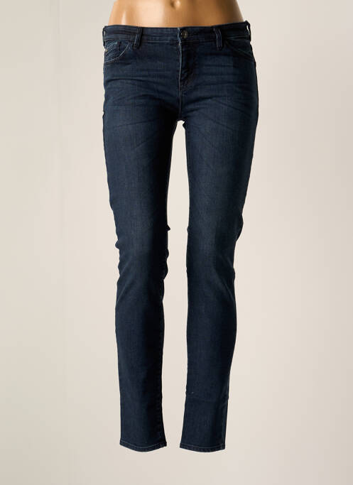 Jeans coupe slim bleu ARMANI pour femme