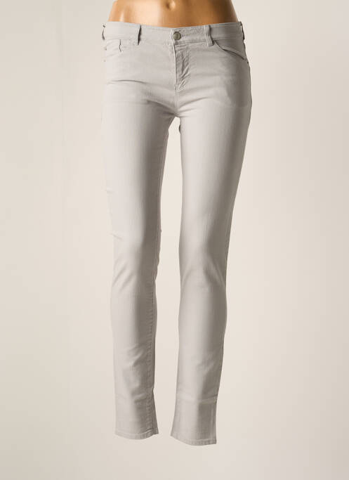 Jeans coupe slim gris EMPORIO ARMANI pour femme