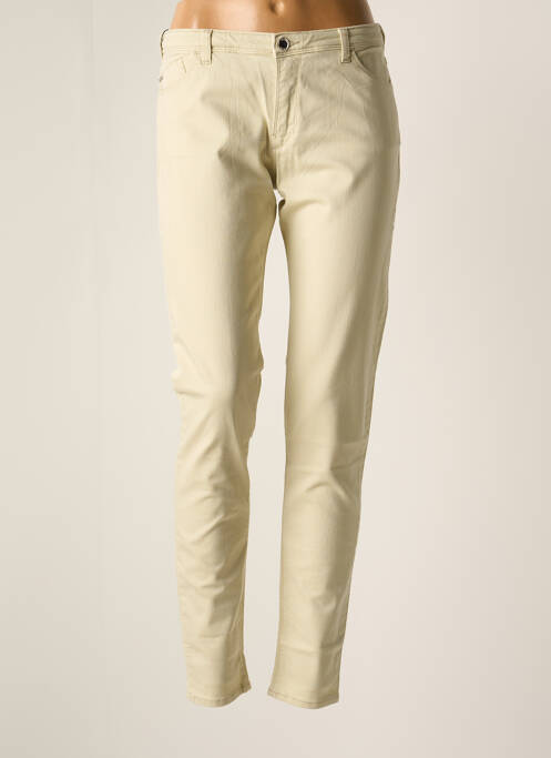 Pantalon slim beige ARMANI pour femme