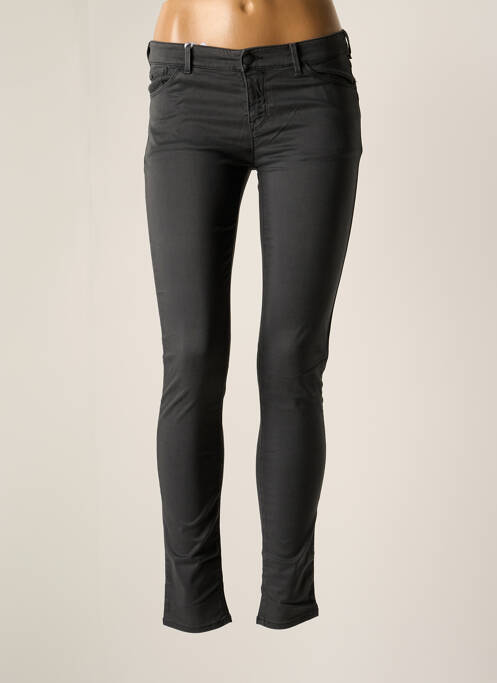 Pantalon slim gris ARMANI pour femme