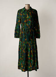 Robe longue manches longues manches longues bleu AGATHE & LOUISE femme
