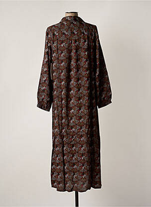 Robe longue manches longues manches longues noir AGATHE & LOUISE femme