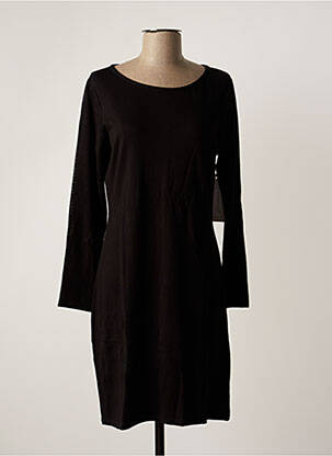 Robe mi-longue manches longues manches longues noir AGATHE & LOUISE femme