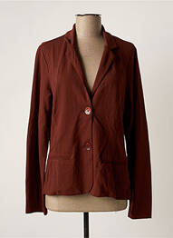 Blazer coupe cintrée marron AGATHE & LOUISE femme