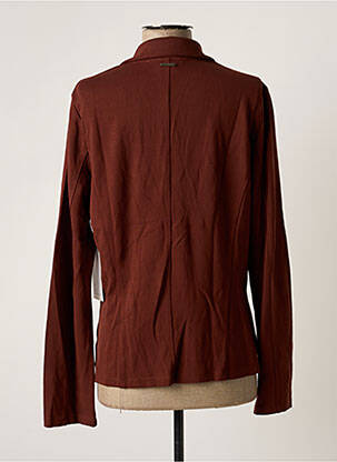 Blazer coupe cintrée marron AGATHE & LOUISE femme