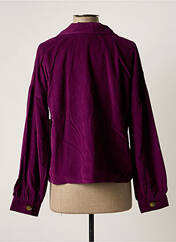 Veste casual violet AGATHE & LOUISE pour femme seconde vue