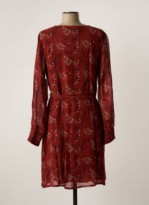 Robe mi-longue marron AGATHE & LOUISE pour femme