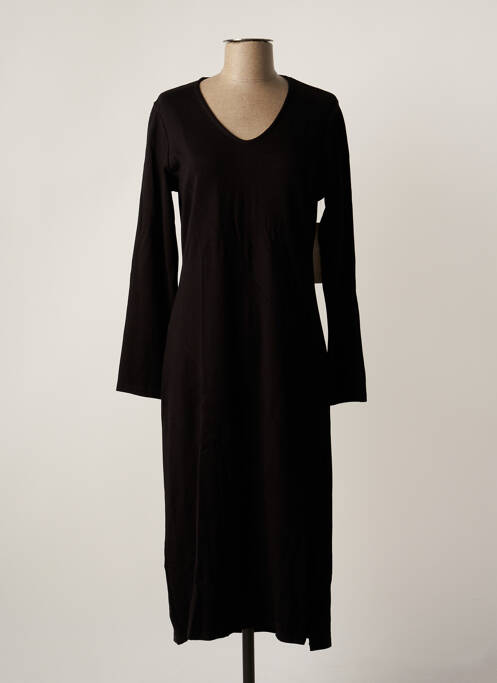 Robe mi-longue noir AGATHE & LOUISE pour femme