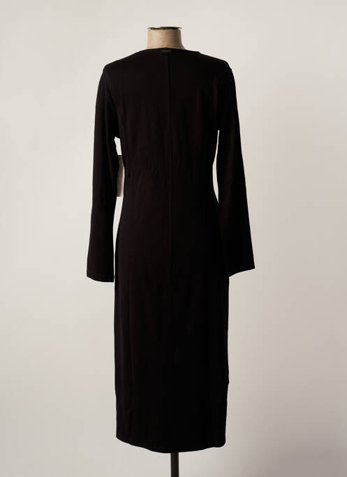 Robe mi-longue noir AGATHE & LOUISE femme