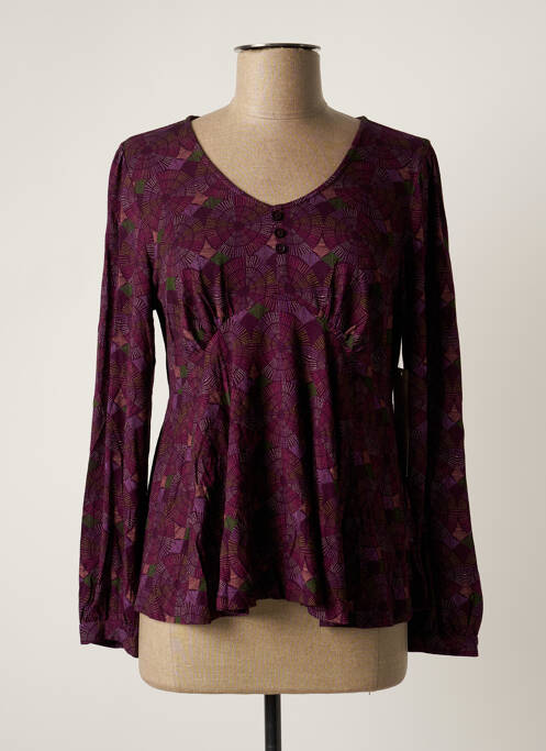 T-shirt violet AGATHE & LOUISE pour femme