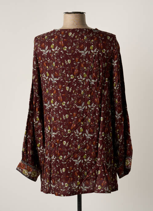 Tunique manches longues marron AGATHE & LOUISE pour femme