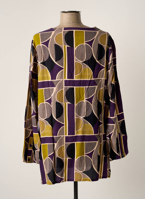 Tunique manches longues violet AGATHE & LOUISE pour femme