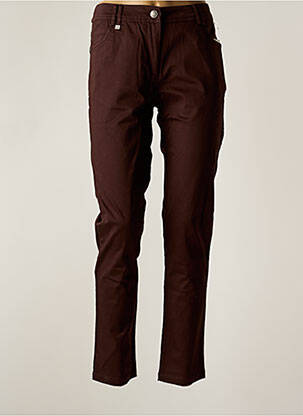 Pantalon slim taille élastique taille normale noir AGATHE & LOUISE femme