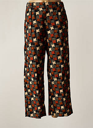 Pantalon large taille normale taille normale vert AGATHE & LOUISE femme