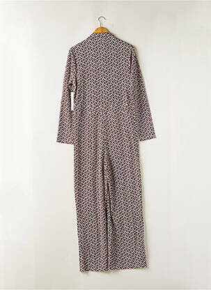 Combi-pantalon poches manches longues violet AGATHE & LOUISE femme