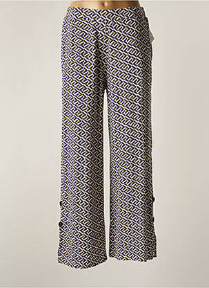 Pantalon large violet AGATHE & LOUISE pour femme