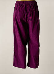 Pantalon large violet AGATHE & LOUISE pour femme seconde vue