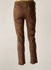 Pantalon slim marron AGATHE & LOUISE pour femme seconde vue