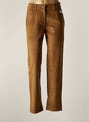 Pantalon slim marron AGATHE & LOUISE pour femme seconde vue