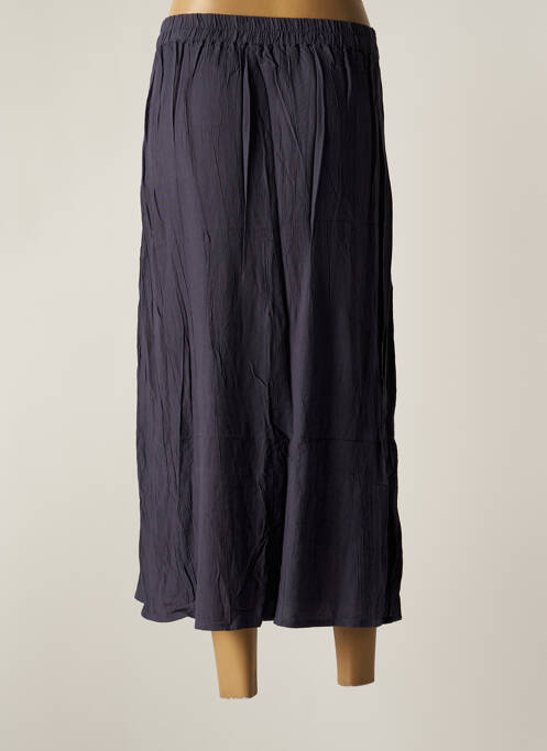 Jupe mi-longue bleu AGATHE & LOUISE pour femme