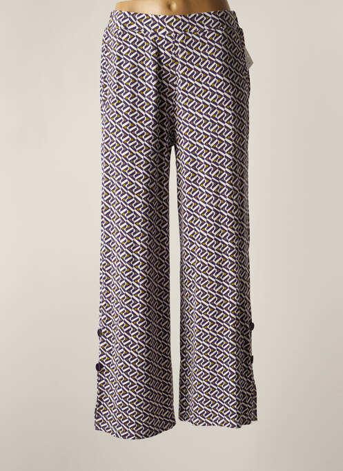 Pantalon large violet AGATHE & LOUISE pour femme
