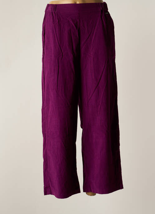 Pantalon large violet AGATHE & LOUISE pour femme