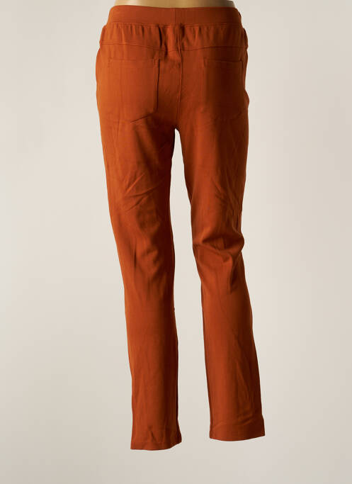 Pantalon slim marron AGATHE & LOUISE pour femme