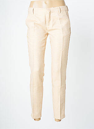 Pantalon 7/8 jaune REIKO femme